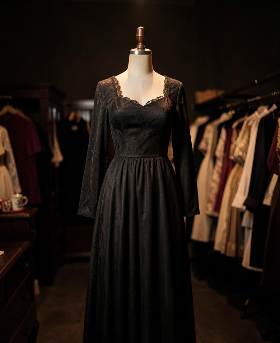 Elegancka suknia na manekinie